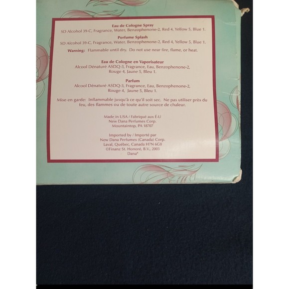 TOUJOURS MOI EAU DE COLOGNE SPRAY 16 ML AND PERFUME SPLASH Pure PARFUM 30 ML - Picture 4 of 5